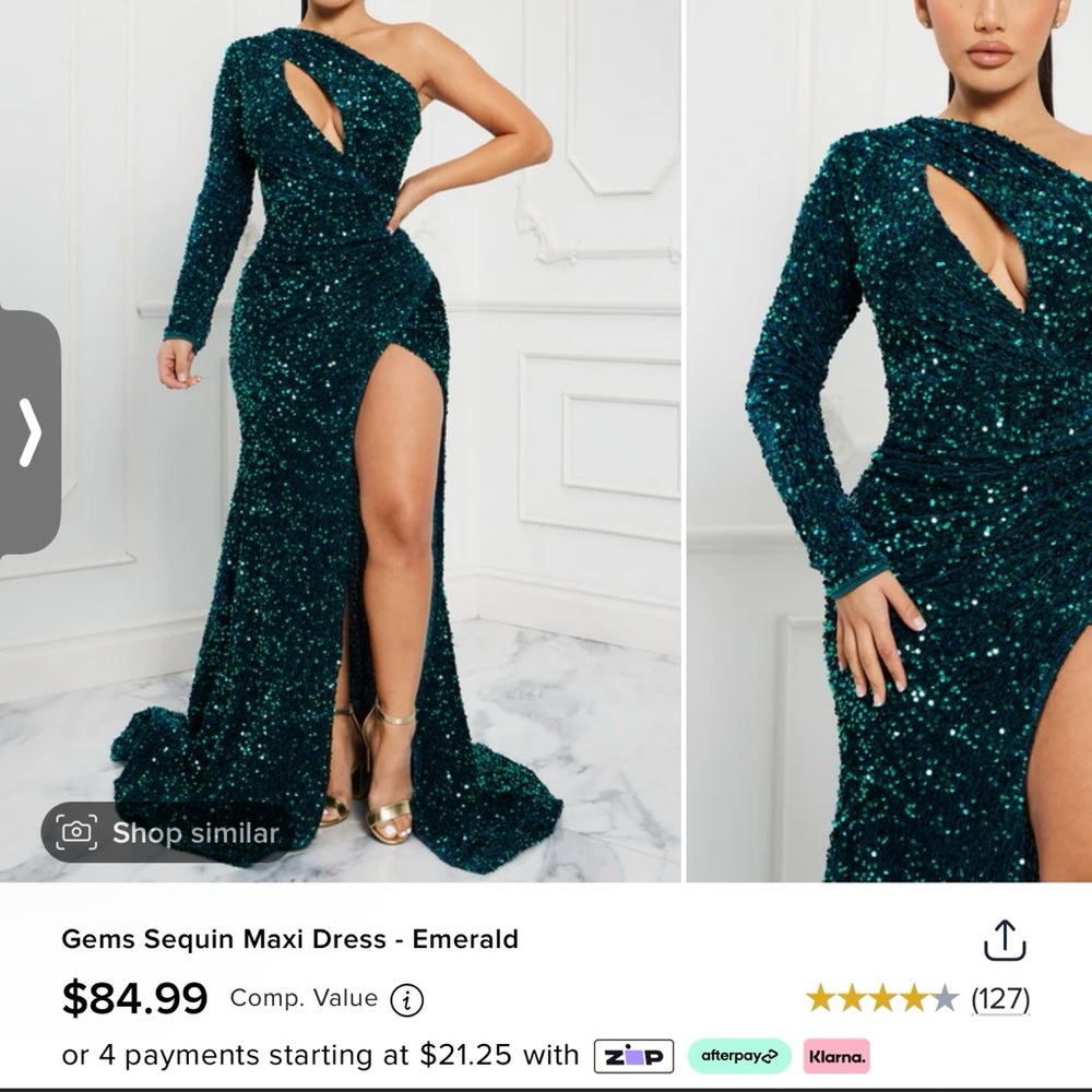 Emerald gown
